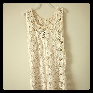 Flower crotchet dress